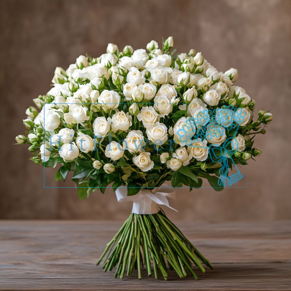 Букет роз Снежное Очарование